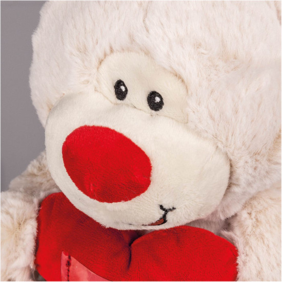 Photo Teddy Αρκουδάκι Κορνίζα, Λευκό-Κόκκινο