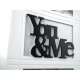 Κορνίζα 2 θέσεων 10x15 εκ. "You & Me"
