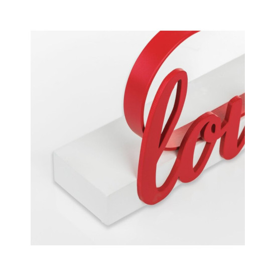 Κορνίζα-Σταντ "Love", Κόκκινο